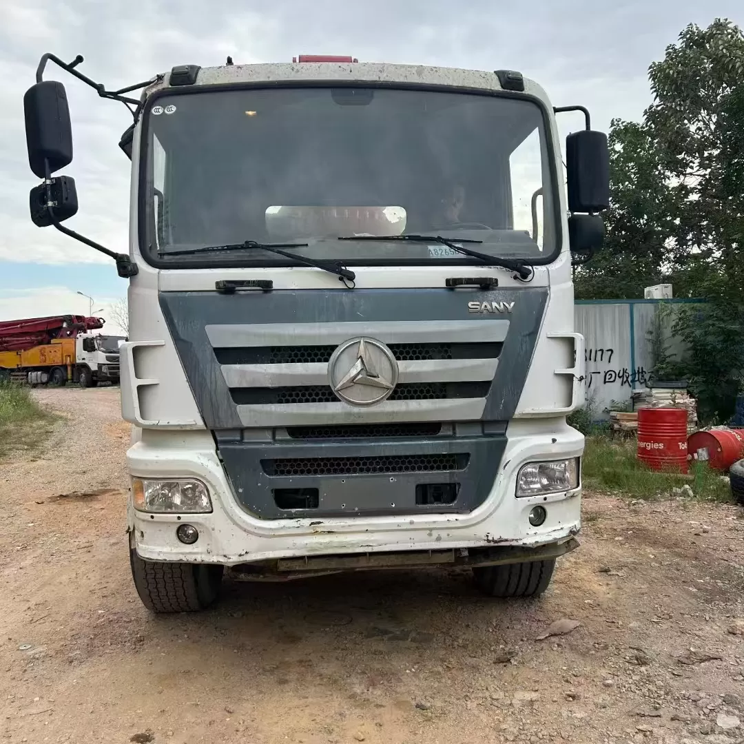 2020 sany boom pump 37m voiture de pompe à béton montée sur camion sur châssis sany