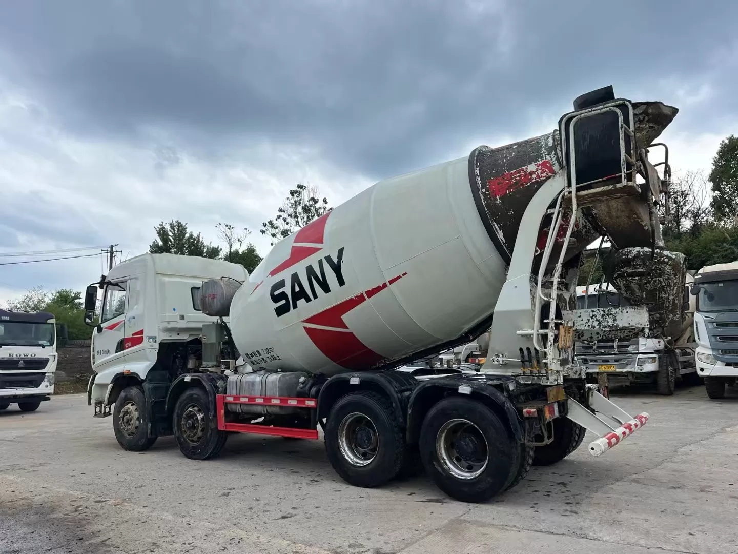 camion malaxeur à ciment d'occasion sany 12 cbm 2021