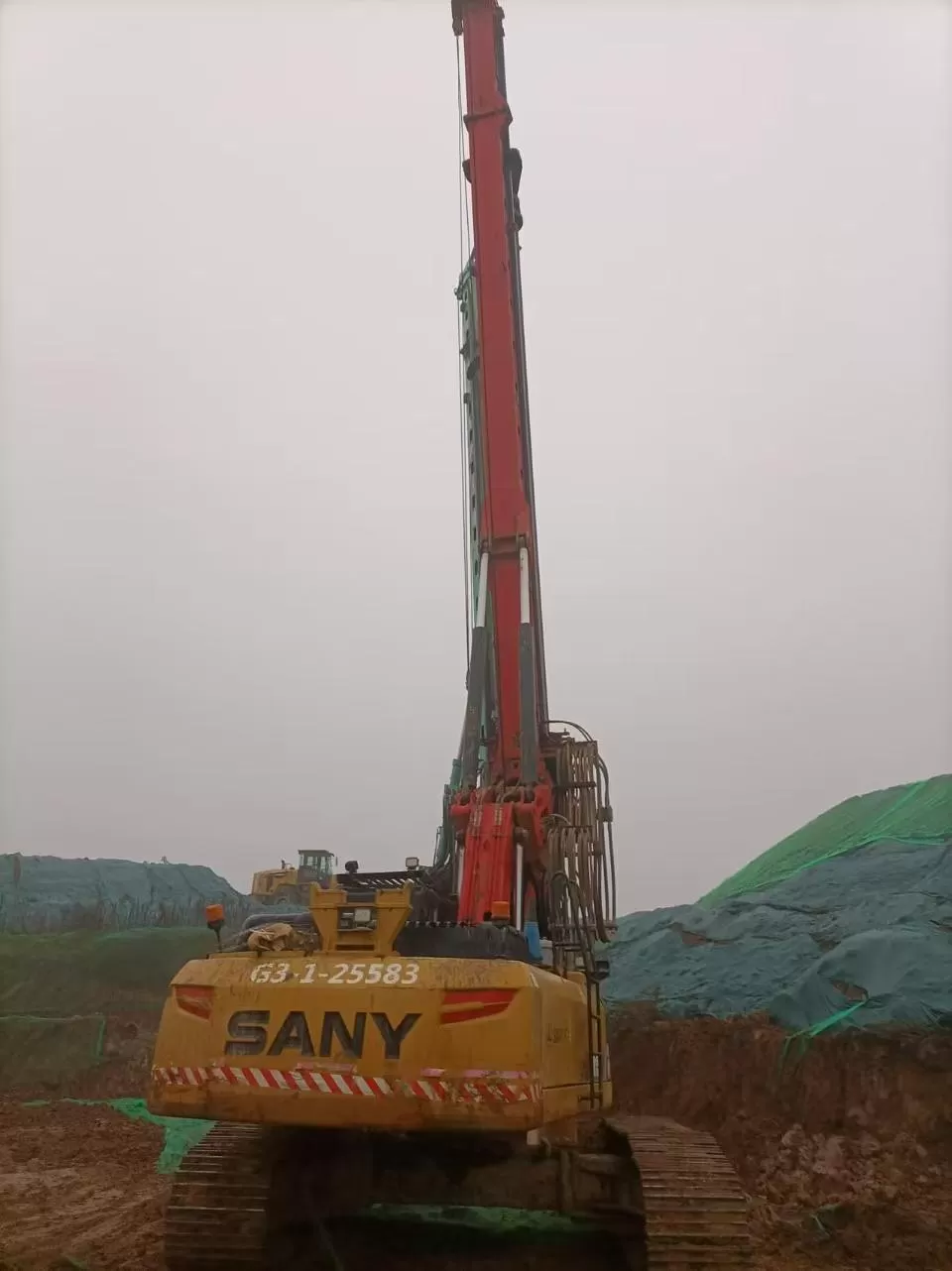 plate-forme de forage rotative de pelle rétro de 2019 sany piling machinery sr155 pour la perceuse de base