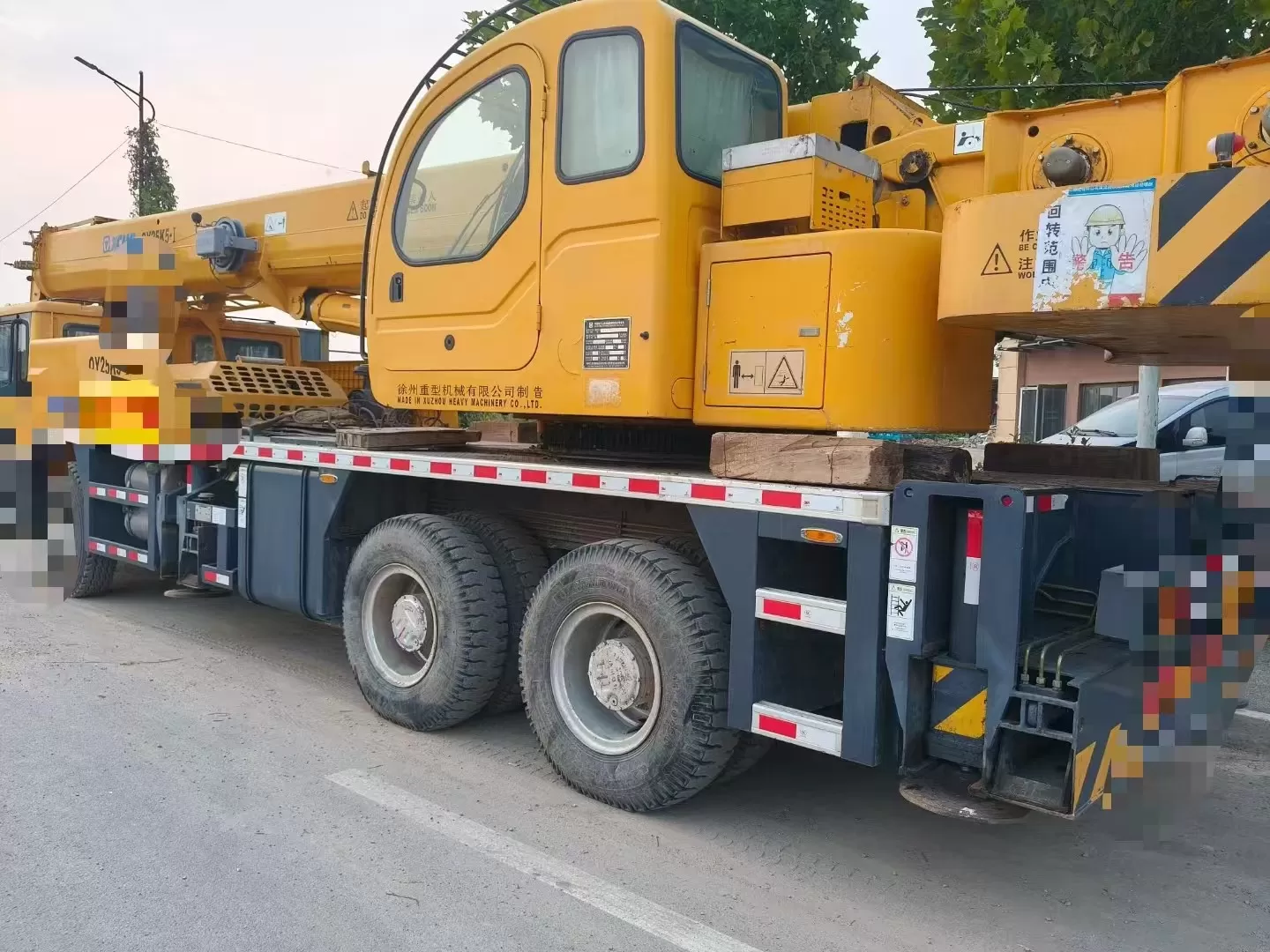 2018 a utilisé la grue à roues de machine de levage de grue de camion de la grue xcmg 25t qy25