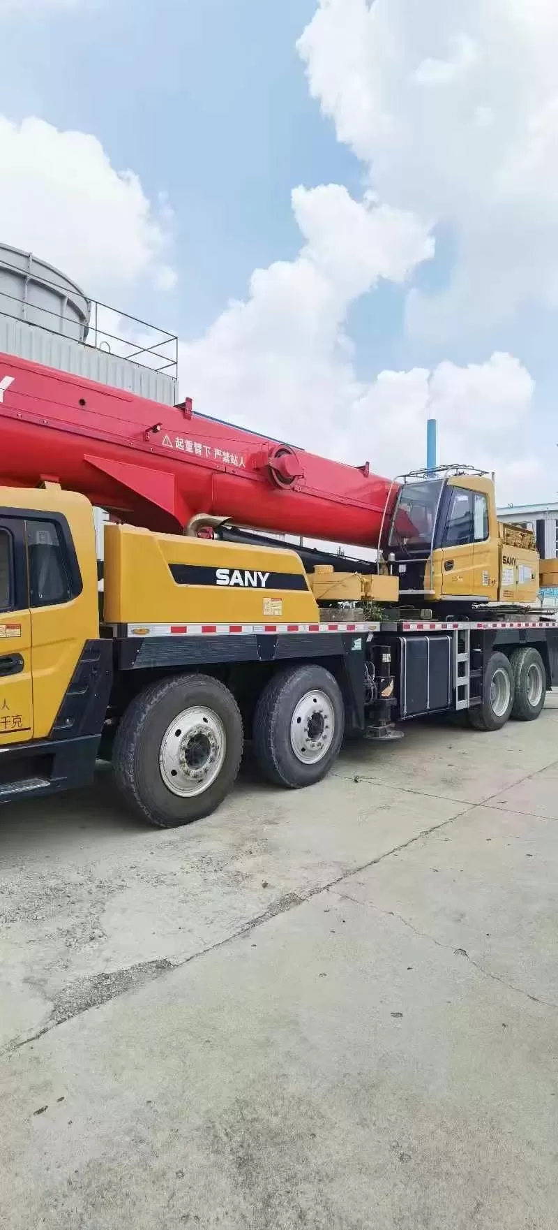 grue d'occasion sany 55t stc550t6, machine de levage, camion, grue à roues, 2020