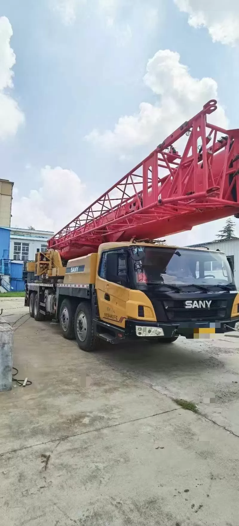 grue d'occasion sany 55t stc550t6, machine de levage, camion, grue à roues, 2020