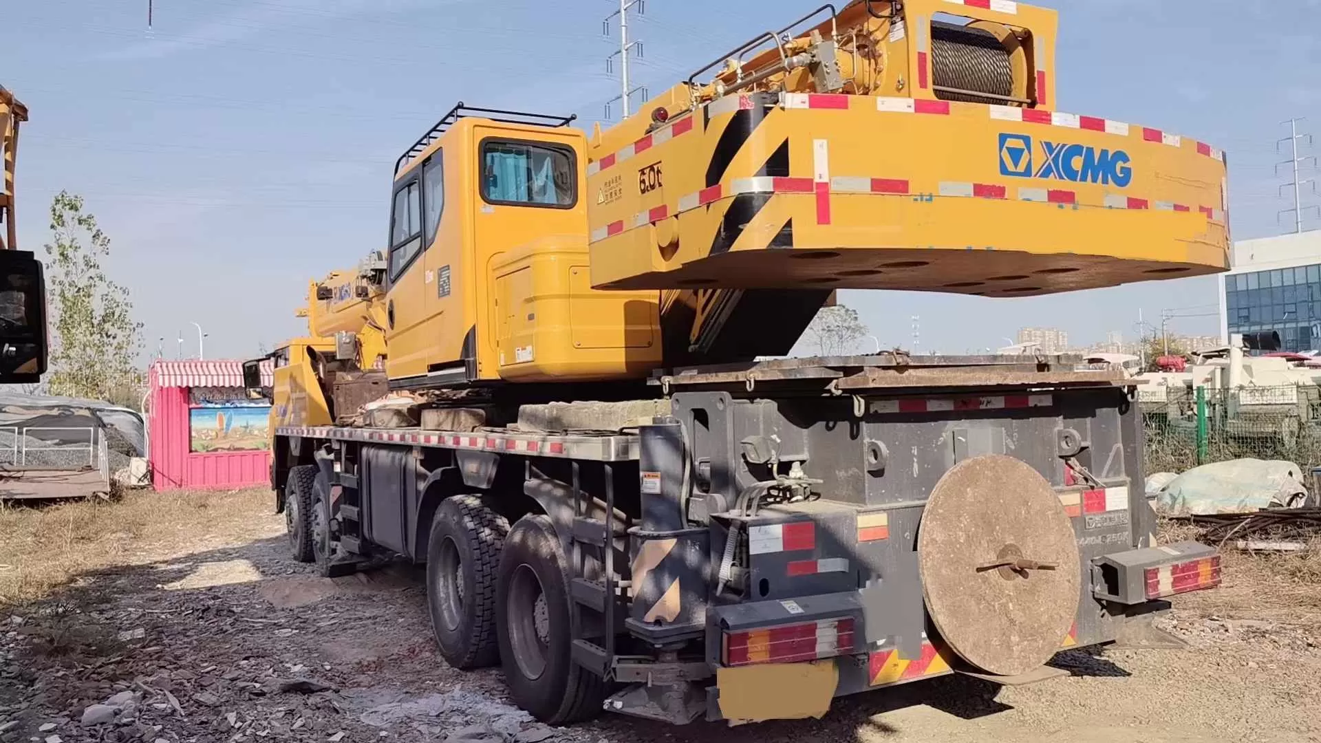 grue à roues de machine de levage de grue de camion de 2021 xcmg 50t