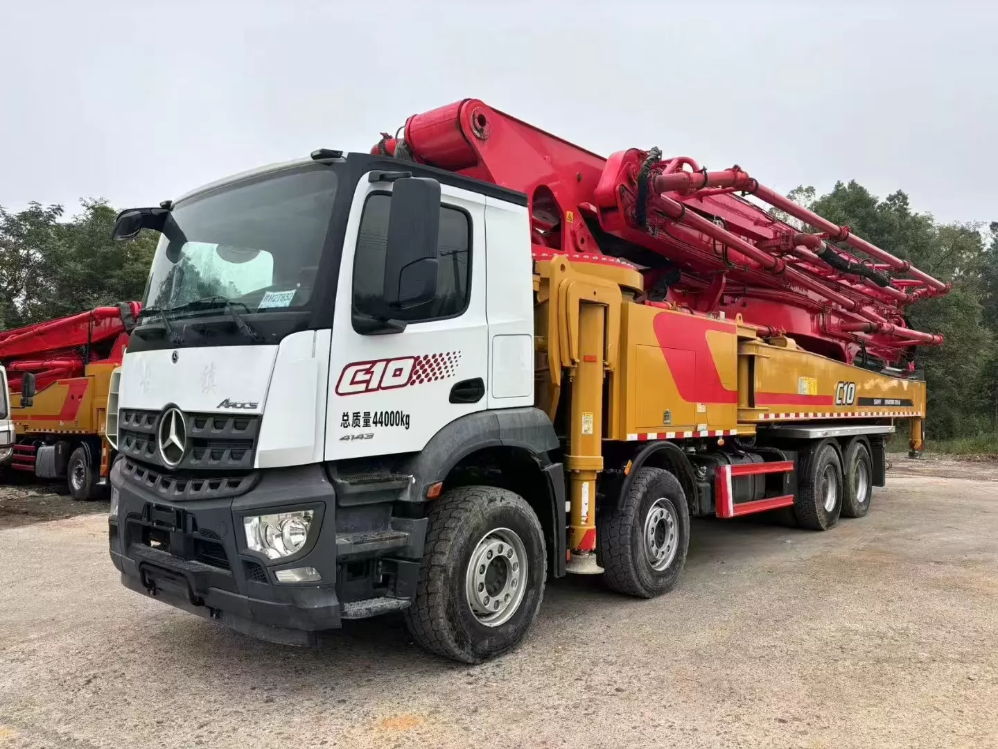 camion pompe à béton