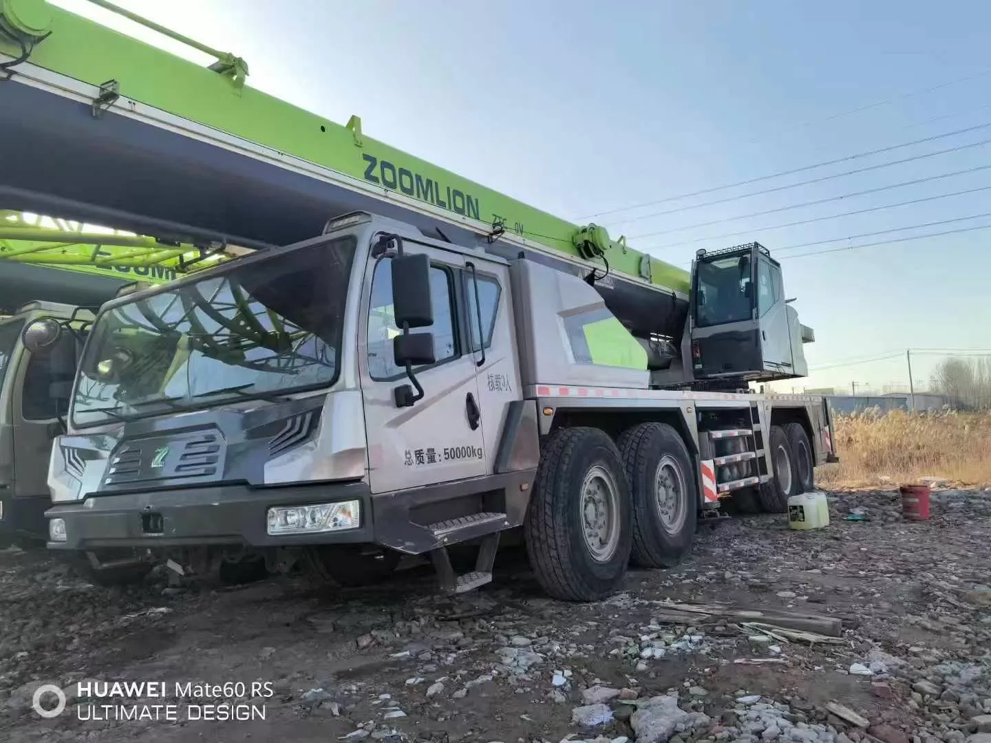 2018 grue d'occasion zoomlion 80t camion grue machine de levage grue à roues