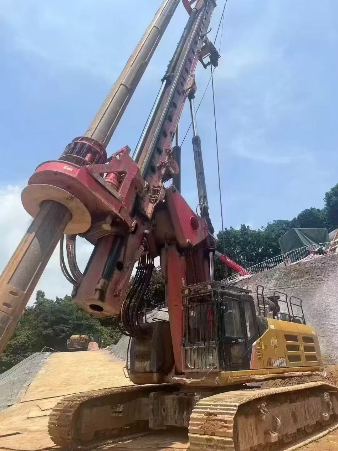 plate-forme de forage rotative de pelle rétro de 2018 sany piling machinery sr360h pour l'étude du sol