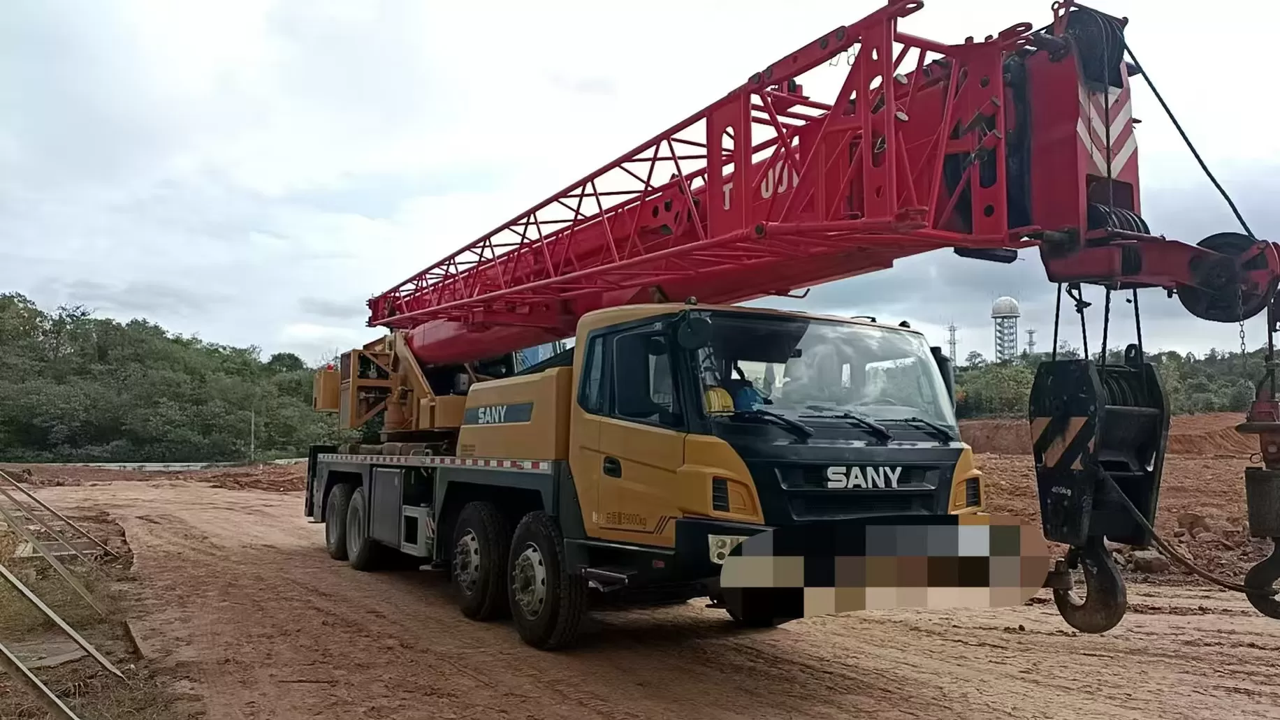 grue d'occasion sany 40t, machine de levage, camion, grue à roues, 2021