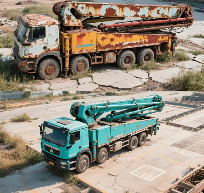 comment empêcher correctement les camions de pompe en béton de rouiller?