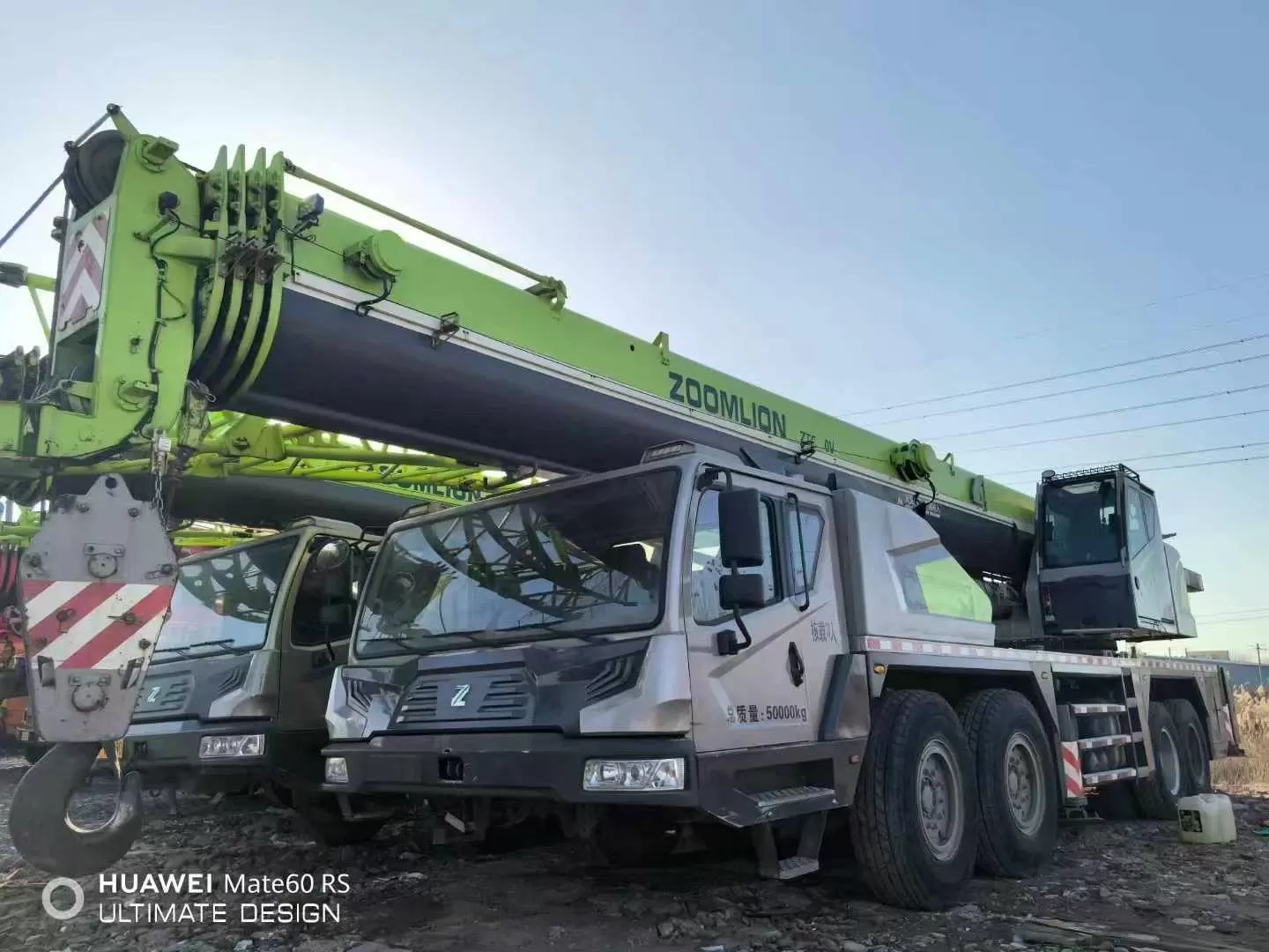 2018 grue d'occasion zoomlion 80t camion grue machine de levage grue à roues